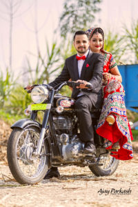 Att punjabi Couple on bullet