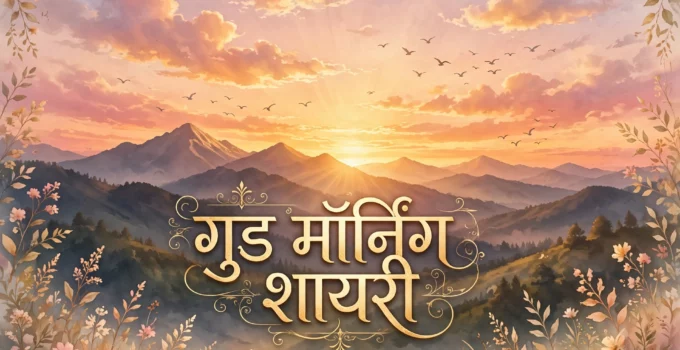Good Morning Shayari in Hindi - सुप्रभात शायरी images and status