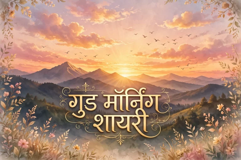 Good Morning Shayari in Hindi - सुप्रभात शायरी images and status