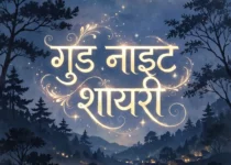 Good Night Shayari in Hindi - शुभ रात्रि शायरी images and status