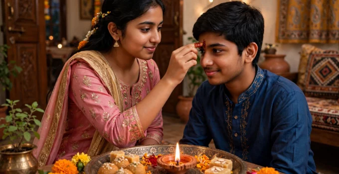 Bhai Dooj Shayari 2026 wishes for brother and sister